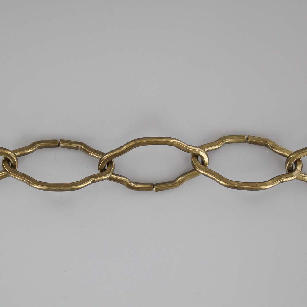 Lamp Parts Lighting Chandelier Antique Brass Antique Brass Plated Steel 1 8in Thick Gothic Chain