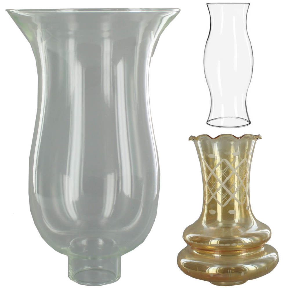 GLASS LAMP SHADES | HURRICANE LAMP SHADES