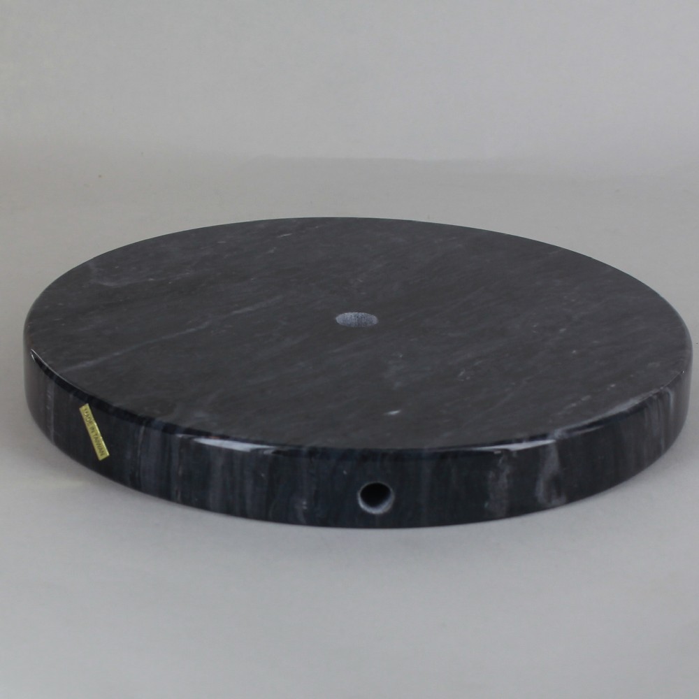 Lamp Parts Lighting Chandelier 7in Diameter Round 7in Diameter Round Black Marble Lamp Base