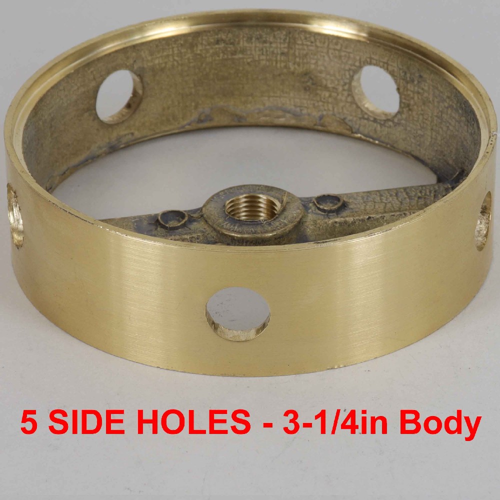1 3/8"  center hole Details about   2 Cast Brass Light Bulb Surrounds 3.5" diameter