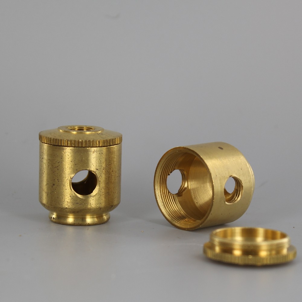 Lamp Parts Lighting Chandelier 2 Hole 1 8ips Small Cer Unf Brass
