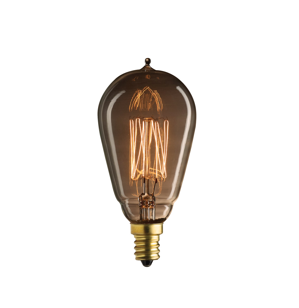 Lamp Parts Lighting Chandelier 25w Mini Squirrel 25w Mini Squirrel Cage Filament E 12 Base Antique Style Bulb