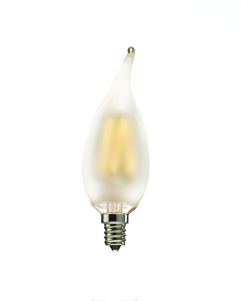 Lamp Parts Lighting Chandelier 4 5w Led 40w 4 5w Led 40w Incandescent Frosted Ca10 Flame E 12 Base Bulb