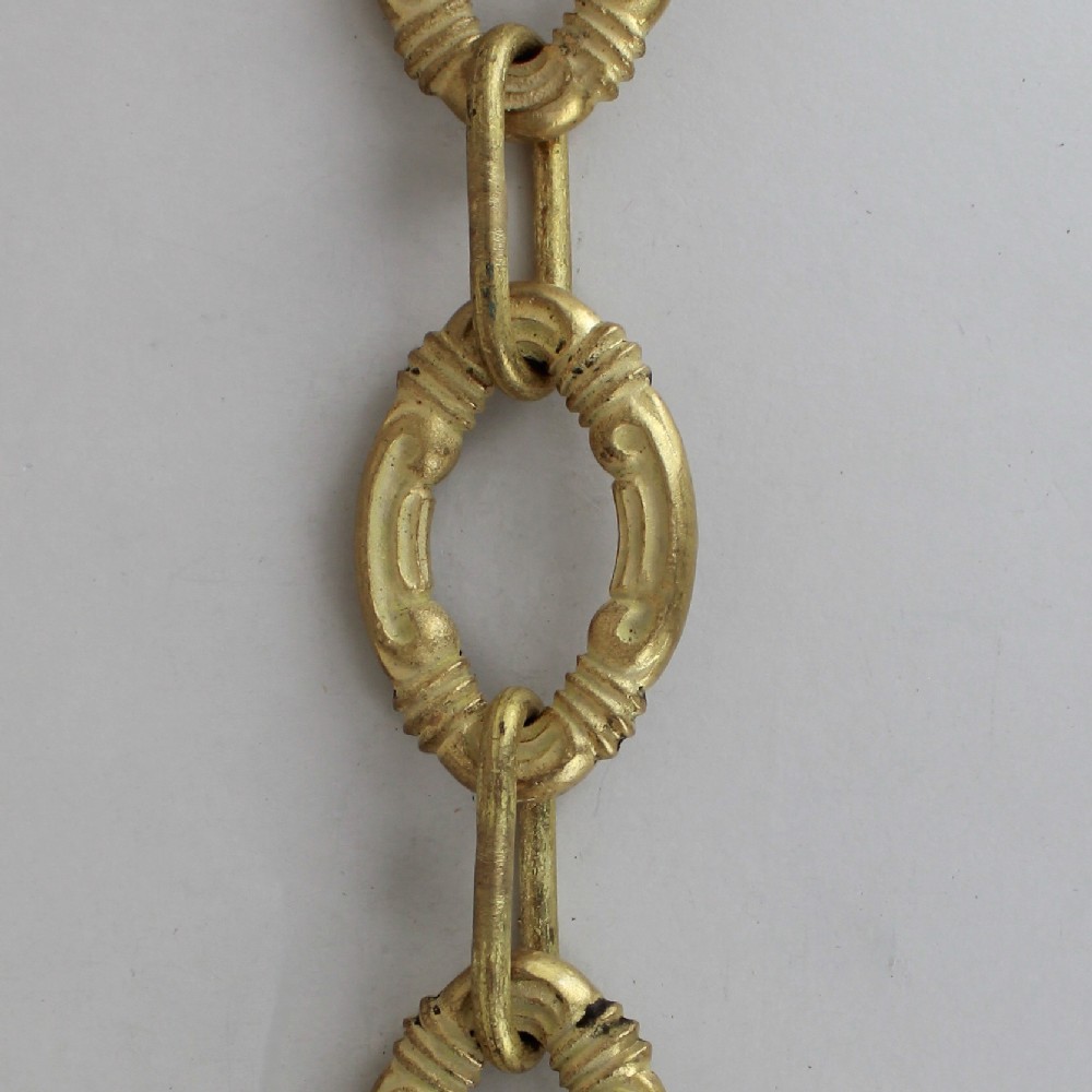 Lamp Parts Lighting Chandelier Unfinished Brass Unfinished Brass Decorative Welded Link Chain