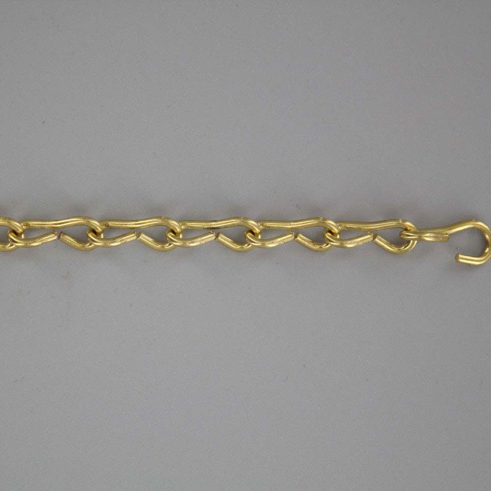 Lamp Parts Lighting Chandelier 14 Brass Plated 14 Brass Plated Steel 3 32in Thick S Jack Chain