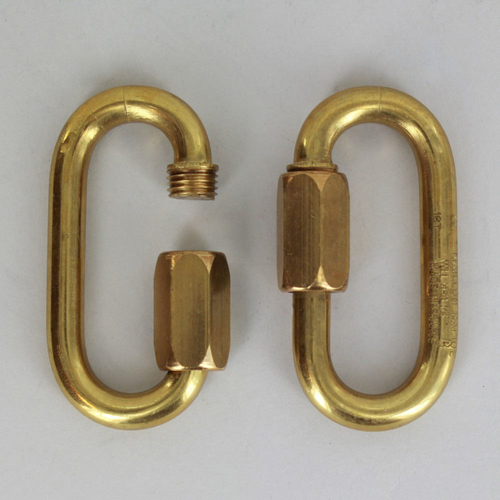 Lamp Parts Lighting Chandelier 72mm Long X 37mm 72mm Long X 37mm Wide Unfinished Brass Quick Link Chain