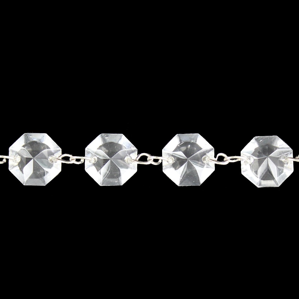 Lamp Parts Lighting Chandelier 14mm Small Uniform Small Uniform Crystal Nickel Pin Chain