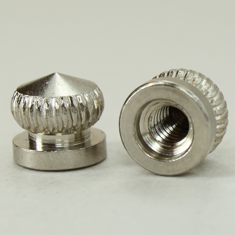 Flow Out 5//32 Tube x 10-32 UNF Thread AIGNEP USA 88958-53-32 Flow Control Knob Adjustment Nickel Plated Brass