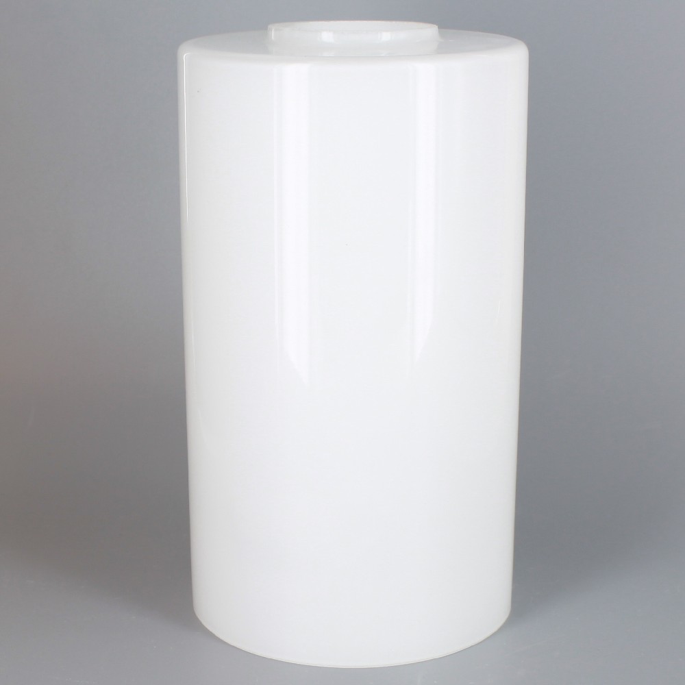 Lamp Parts Lighting Chandelier 3 94in Diameter X 3 94in Diameter X 6 97in Height White Opal Cylinder Gl Shade With 1 5