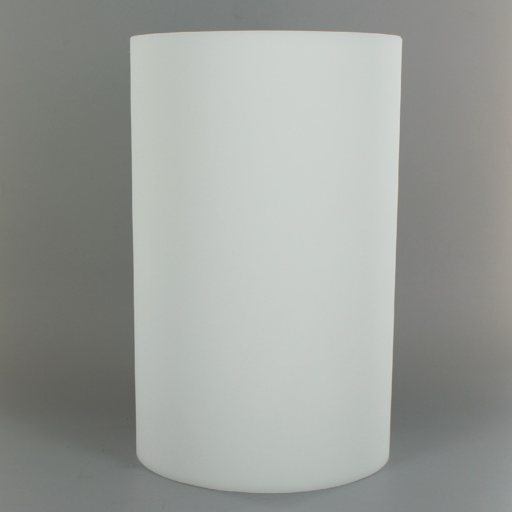 Lamp Parts Lighting Chandelier 8in Tall X 5in 8in Tall X 5in Diameter White Acid Frosted Glass Cylinder