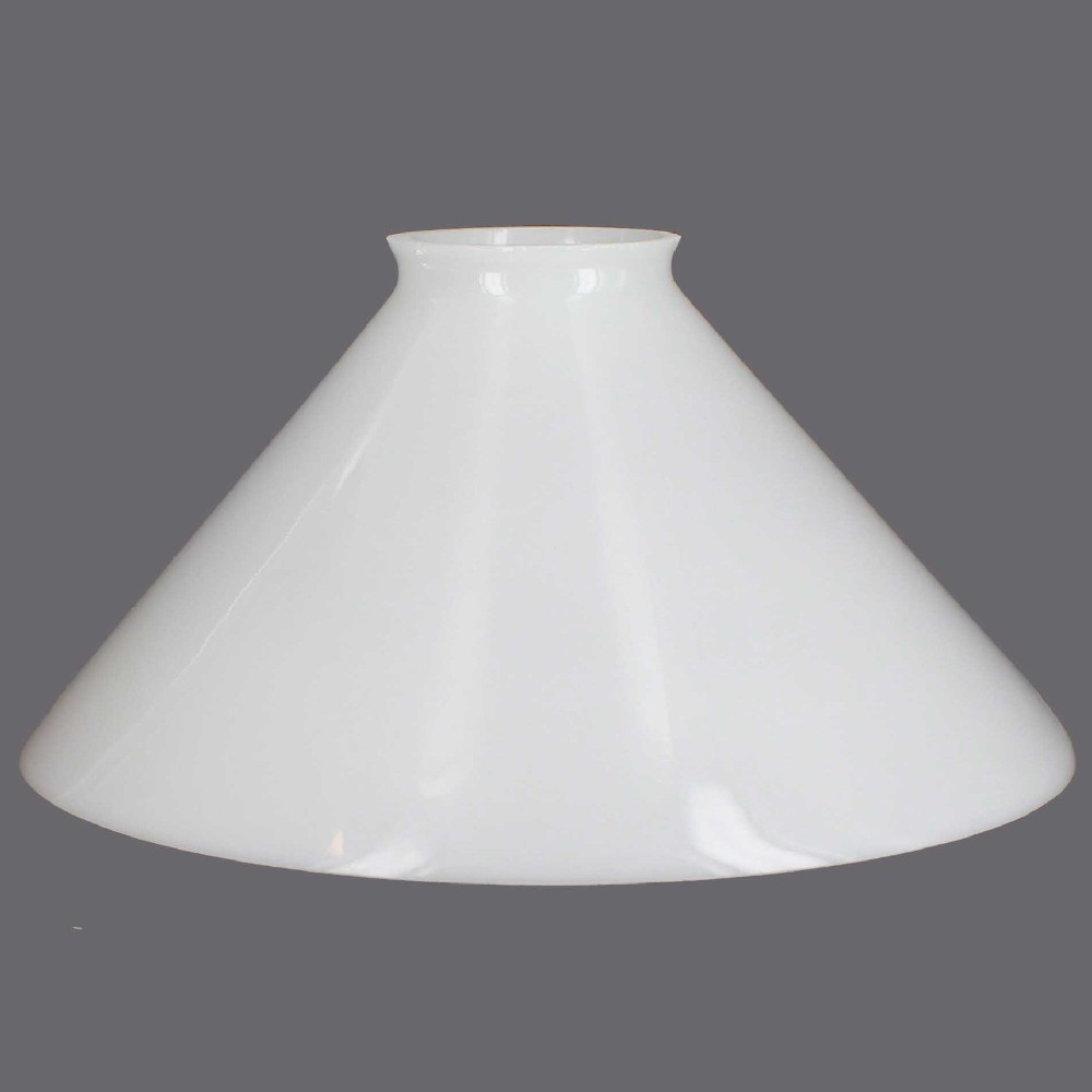 12in White Cone Shade With 3 1 4in Neck