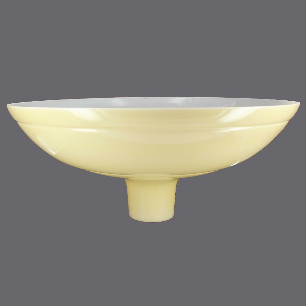 Lamp Parts Lighting Chandelier 16 1 4in Buff Buff Color Bowl With Line Torchiere Shade 2 3 4in Neck