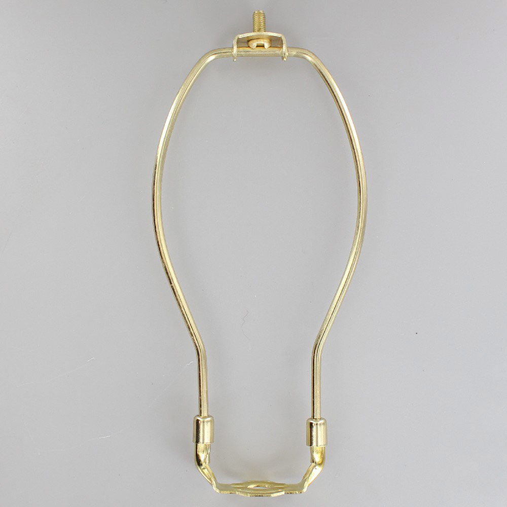 5IN. BRASS PLATED REGULAR DUTY HARP WITH SADDLE