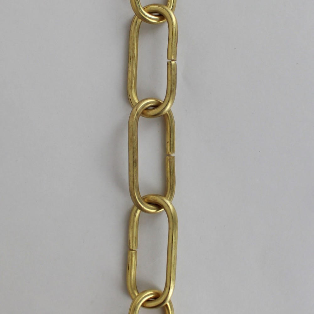 UNFINISHED BRASS LARGE OVAL CHAIN