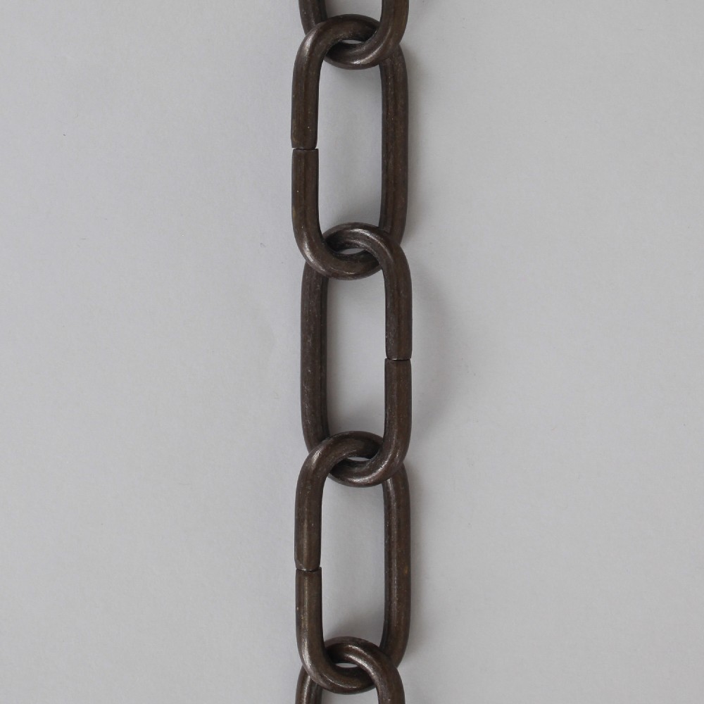 ANTIQUE BRONZE LARGE OVAL CHAIN