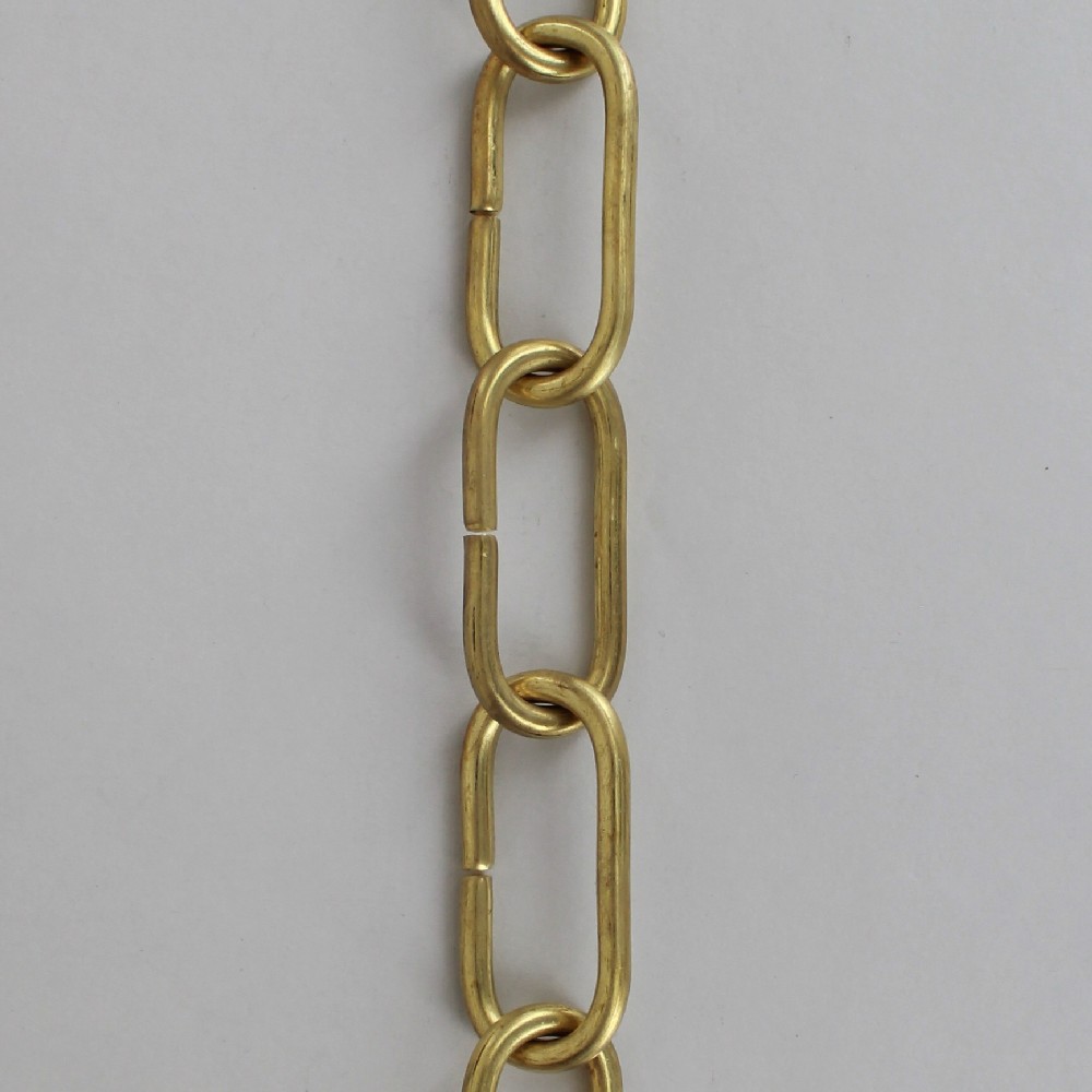 POLISHED BRASS LARGE OVAL CHAIN