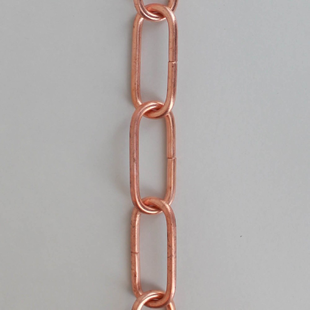 POLISHED COPPER OVAL CHAIN