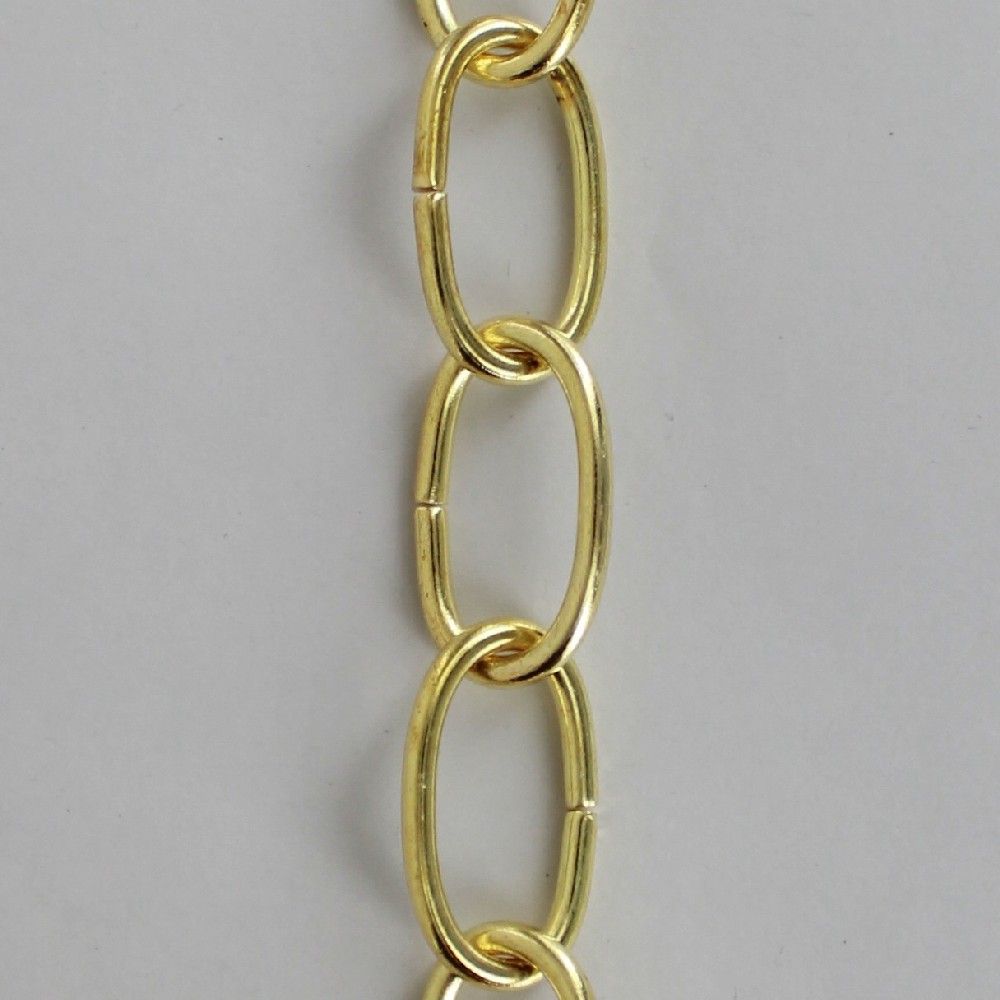 UNFINISHED BRASS SOLID 1/8IN. THICK CHAIN