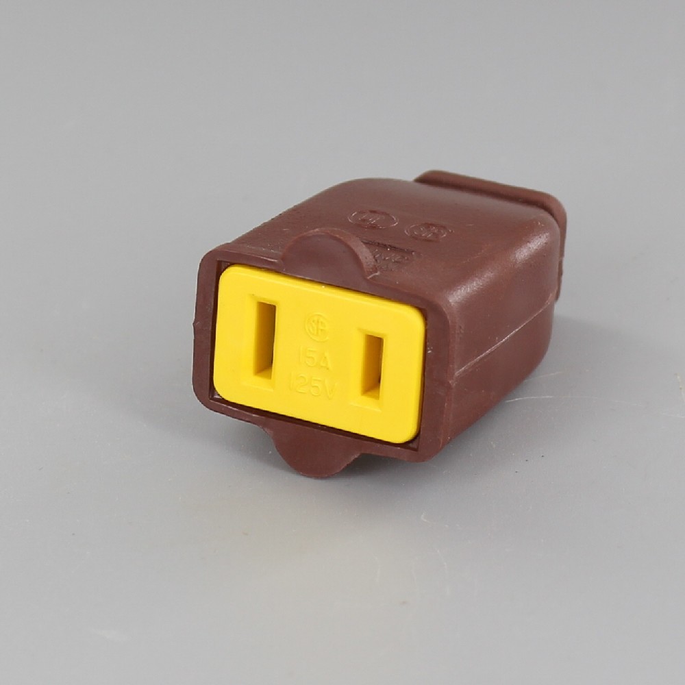 BROWN STANDARD GRADE THERMOPLASTIC SPRING ACTION NON-GROUNDING CONNECTORS